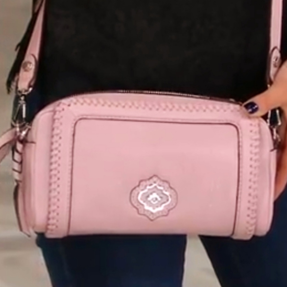 orYANY Pink Aideen Leather Crossbody with Tassel - Picture 4 of 11